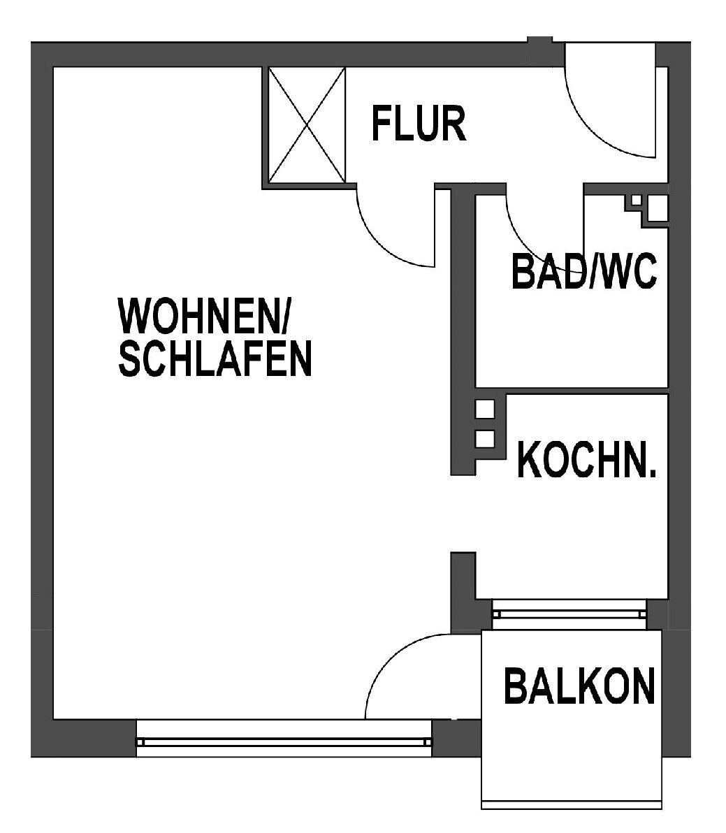 Wohnung zum Kauf provisionsfrei 139.000 € 1 Zimmer 36 m²<br/>Wohnfläche 2.<br/>Geschoss Heusenstamm Heusenstamm 63150