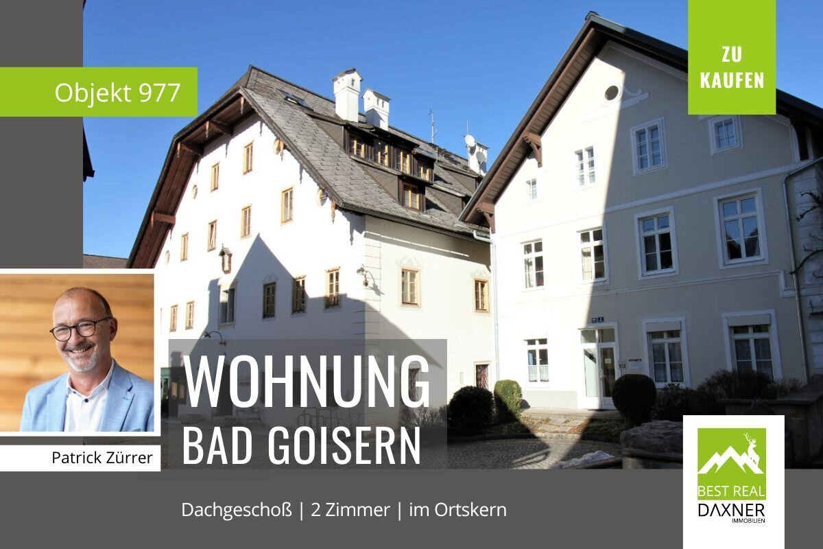 Wohnung zum Kauf 175.000 € 2 Zimmer 2.<br/>Geschoss Bad Goisern am Hallstättersee 4822