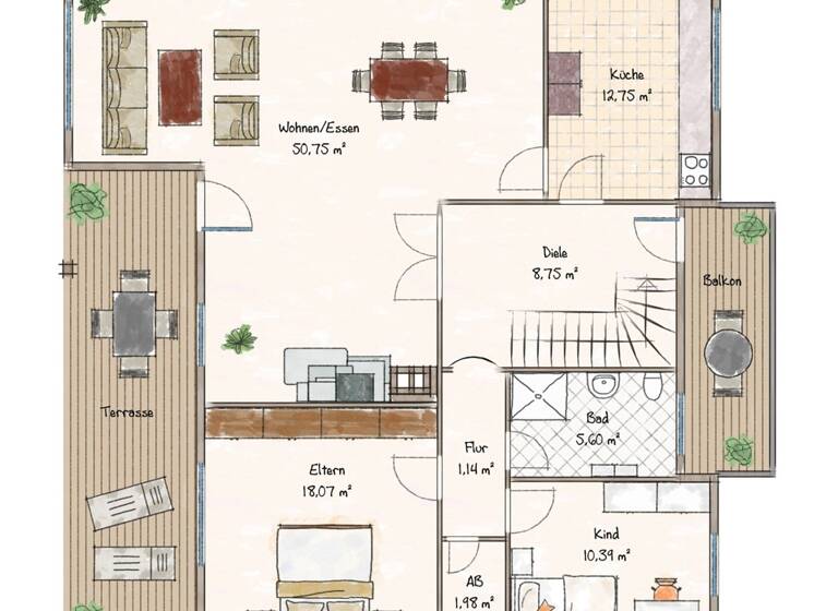 Einfamilienhaus zur Miete 1.950 € 5 Zimmer 174,2 m² 739 m² Grundstück frei ab 01.05.2026 Wartenberg 85456
