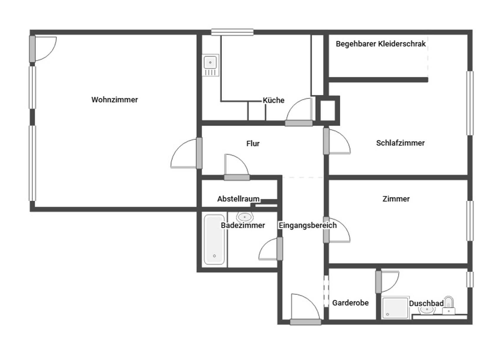 Wohnung zum Kauf 249.000 € 3 Zimmer 88 m²<br/>Wohnfläche 1.<br/>Geschoss Ochenbruck Schwarzenbruck 90592