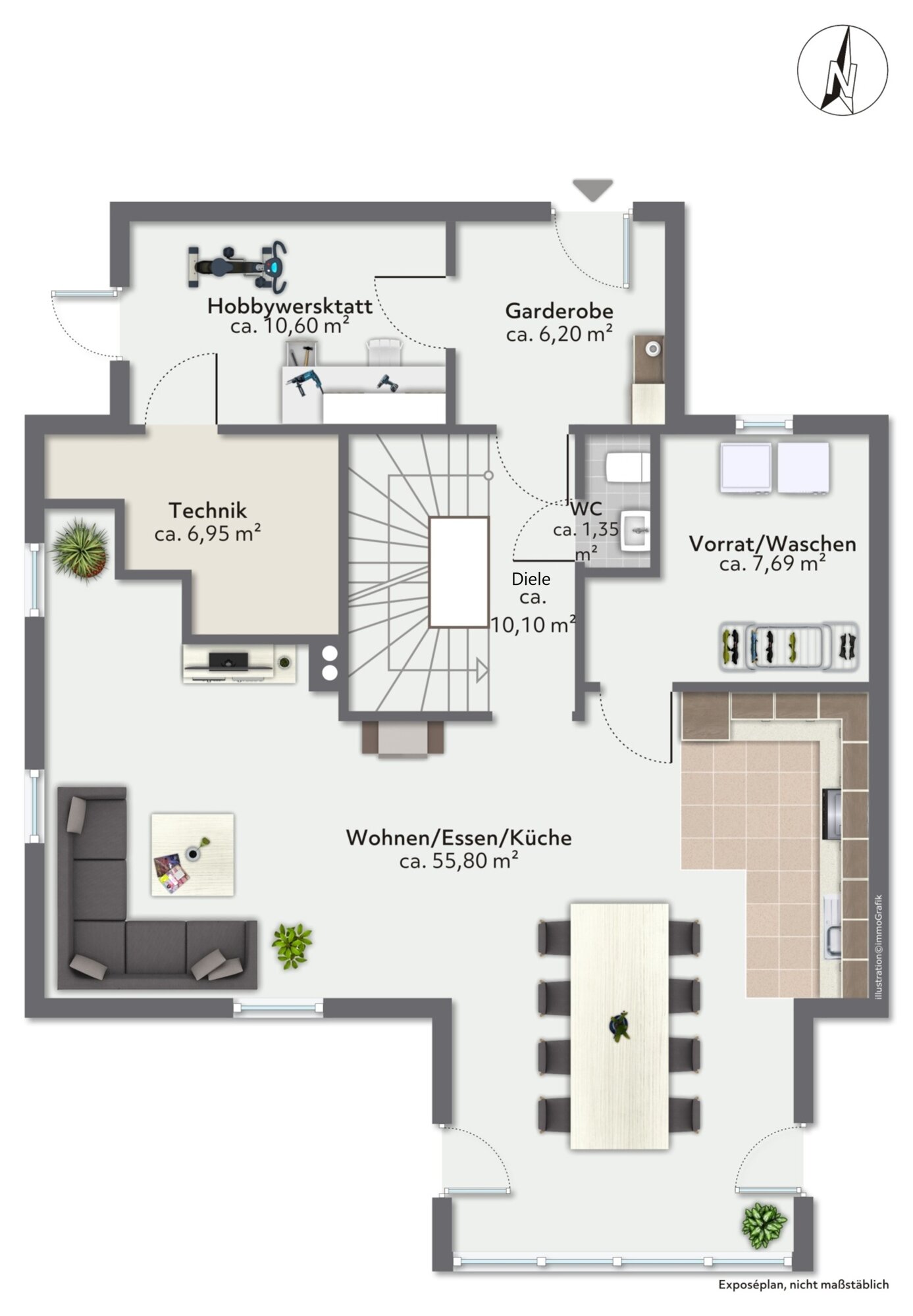 Einfamilienhaus zum Kauf 650.000 € 4 Zimmer 141 m²<br/>Wohnfläche 284 m²<br/>Grundstück Großkarolinenfeld 83109