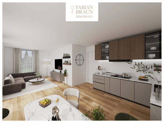Terrassenwohnung zum Kauf - Erstbezug provisionsfrei 374.000 € 2 Zimmer 56 m² Bruck Erlangen 91058