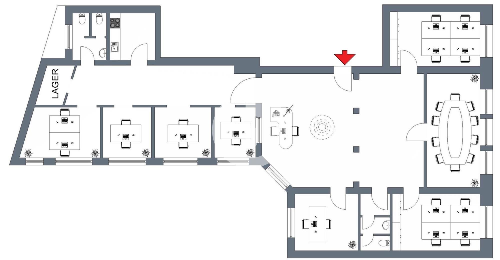 Bürofläche zur Miete provisionsfrei 21,50 € 239 m²<br/>Bürofläche Hamburg - Altstadt Hamburg 20457