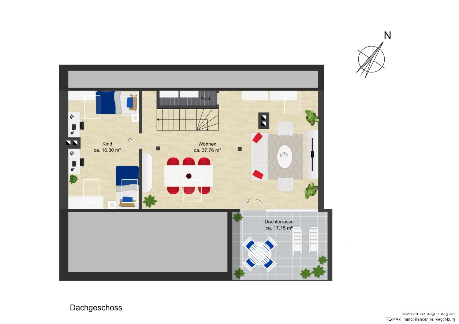 Maisonette zur Miete 760 € 3 Zimmer 123 m²<br/>Wohnfläche ab sofort<br/>Verfügbarkeit Richard-Wagner-Straße 27 Halberstadt Halberstadt 38820