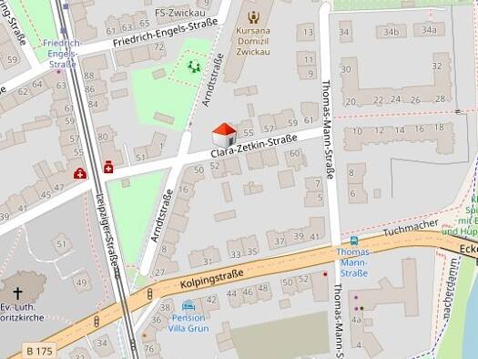 Außenstellplatz zur Miete 33,61 € Clara-Zetkin-Straße 53 Pölbitz Zwickau 08058