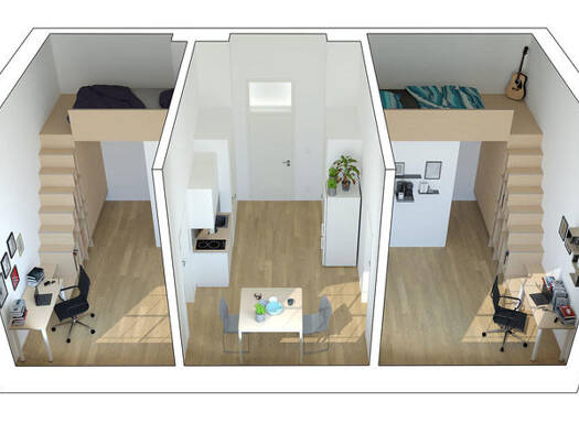 Wohnung zur Miete 431 € 1 Zimmer 11,5 m² 1. Geschoss Blumauergasse 26 Steyr Steyr 4400