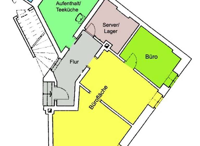 Bürofläche zur Miete provisionsfrei 399 € 4 Zimmer 82 m² Bürofläche teilbar ab 82 m² Döbeln 04720