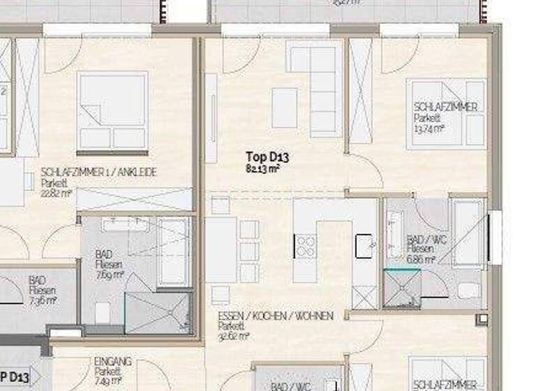 Wohnung zum Kauf - Erstbezug 789.000 € 3 Zimmer 82,1 m² Schladming 8970