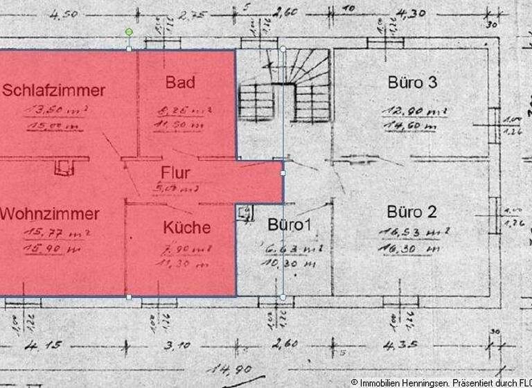 Wohnung zur Miete 450 € 2 Zimmer 50 m² frei ab 01.03.2026 Gelting 24395