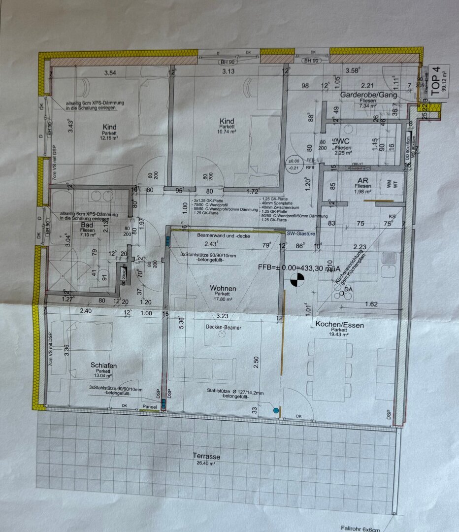 Wohnung zum Kauf 525.000 € 99 m²<br/>Wohnfläche EG<br/>Geschoss Dornbirn 6850