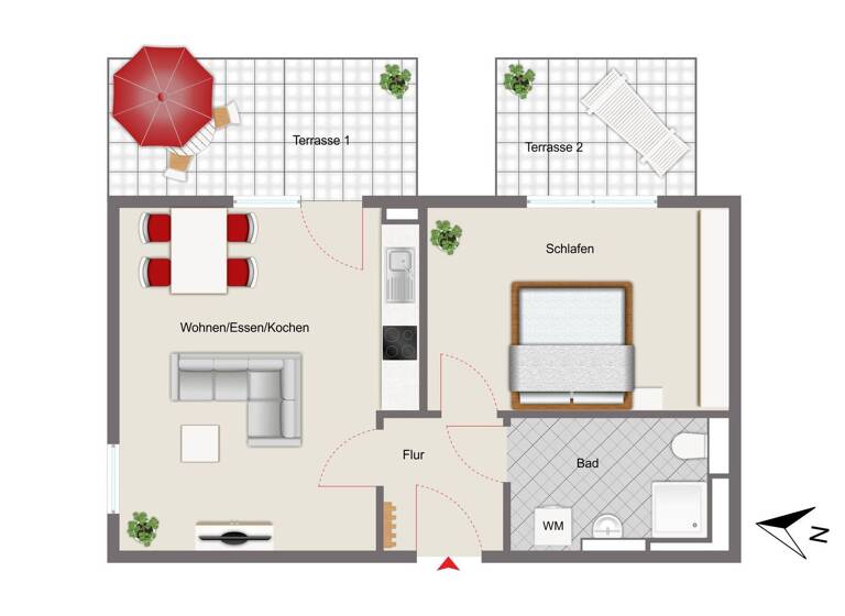 Wohnung zum Kauf provisionsfrei 599.000 € 2 Zimmer 52,1 m² Sendling-Westpark München 81369