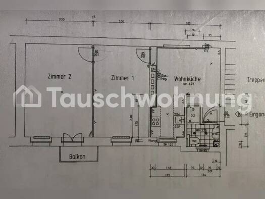 Wohnung zur Miete Tauschwohnung 570 € 2 Zimmer 56 m² 2. Geschoss Charlottenburg Berlin 10711