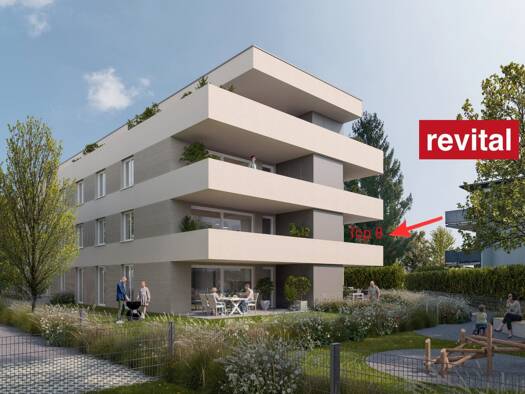 Terrassenwohnung zum Kauf - Erstbezug 2 Zimmer 55 m² 1. Geschoss Widum 32 Lustenau 6890