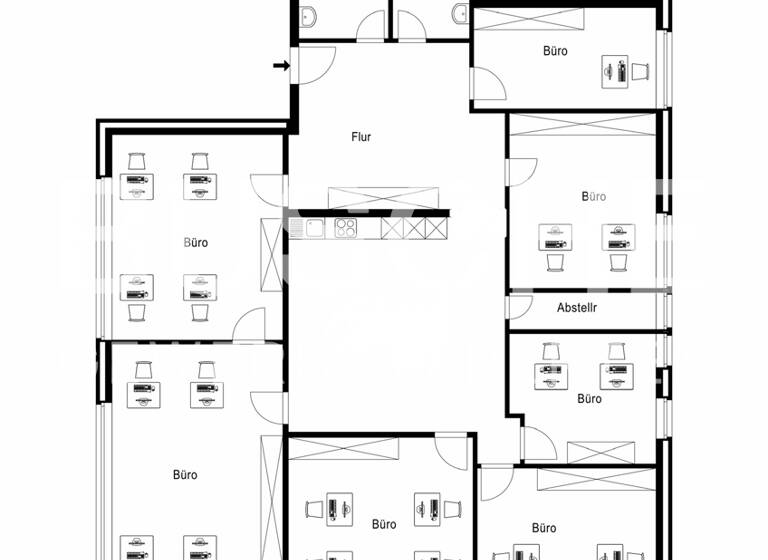 Bürofläche zur Miete 219 m² Bürofläche Gievenbeck Münster 48161