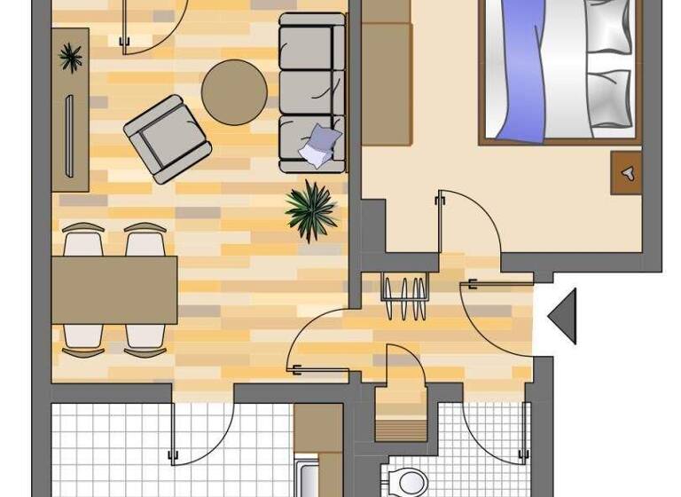 Wohnung zur Miete 419 € 2 Zimmer 51,4 m² 3. Geschoss frei ab 08.05.2026 Danziger Straße 22 Wanne Herne 44649