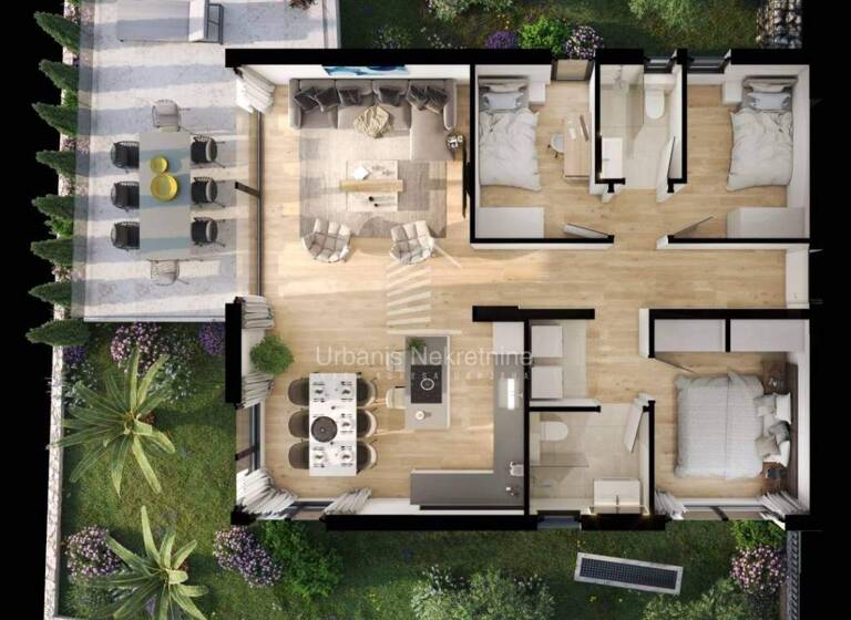 Wohnung zum Kauf 399.000 € 4 Zimmer 117 m² Belafuza, Zadar Brodarica - Visnjik