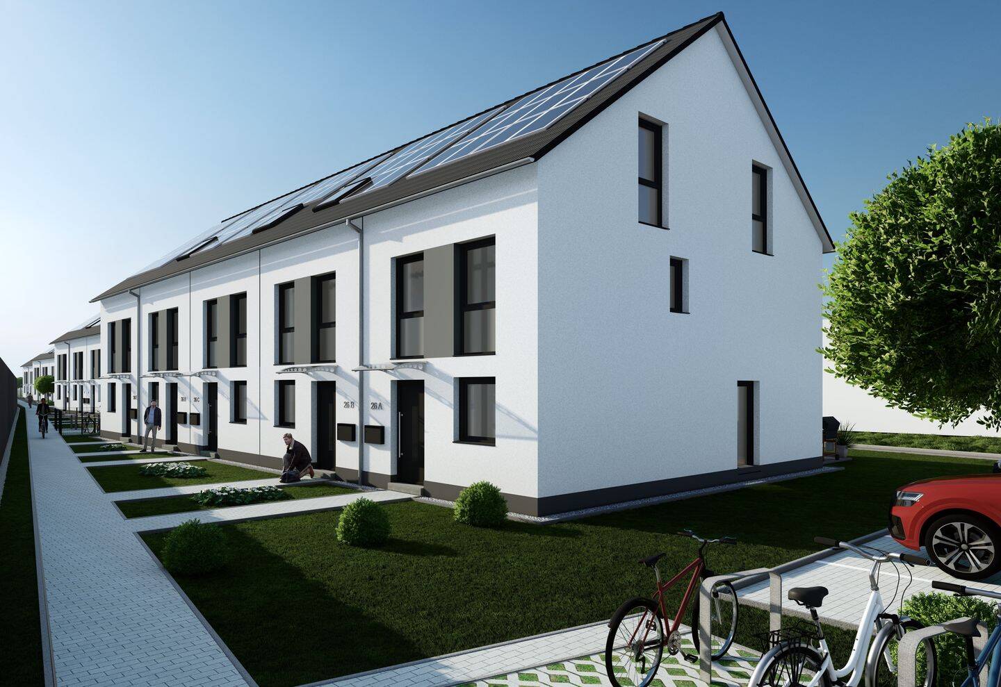 Immobilie in Einhausen - Bergstraße pur! Neubau-Doppelhaushälften zwischen Darmstadt und Mannheim - Bild 0