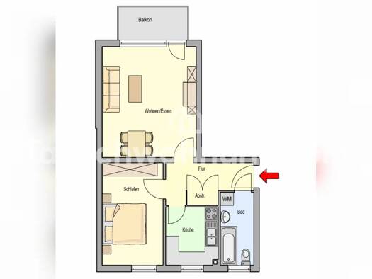 Wohnung zur Miete Tauschwohnung 499 € 2 Zimmer 53 m² 3. Geschoss Quickborn 25451