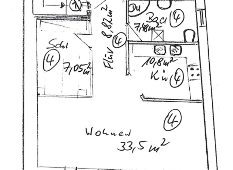 Wohnung zur Miete 627 € 2 Zimmer 67,7 m² 3. Geschoss frei ab sofort Pfarrkirchener Straße 15 Eggenfelden 84307