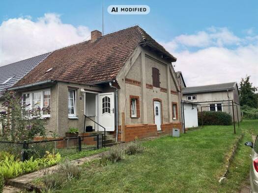 Doppelhaushälfte zum Kauf 75.000 € 5 Zimmer 74 m² 2.107 m² Grundstück Kämmerich Altkalen 17179