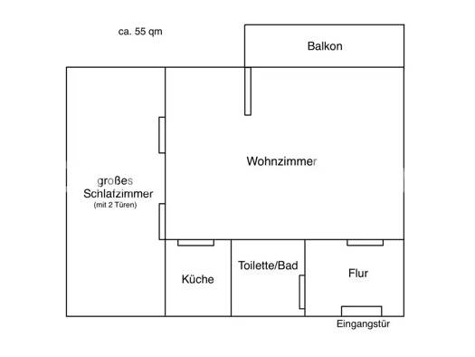 Wohnung zur Miete Tauschwohnung 800 € 2 Zimmer 55 m² 1. Geschoss Ramersdorf-Perlach München 81671
