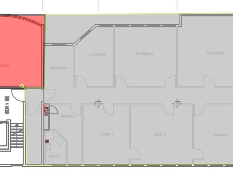 Bürofläche zur Miete 9,50 € 5 Zimmer 290,3 m²<br/>Bürofläche Rheinstr. 7d Teltow Teltow 14513