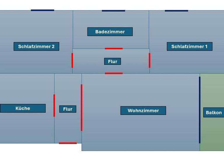 Wohnung zur Miete 950 € 3 Zimmer 70 m² 4. Geschoss Sperberstraße 18 Leichlingen Leichlingen (Rheinland) 42799