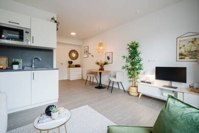 Wohnung zum Kauf - Erstbezug provisionsfrei 204.900 € 1 Zimmer 25,5 m² 5. Geschoss Lyoner Str. 11 Schwanheim Frankfurt 60528