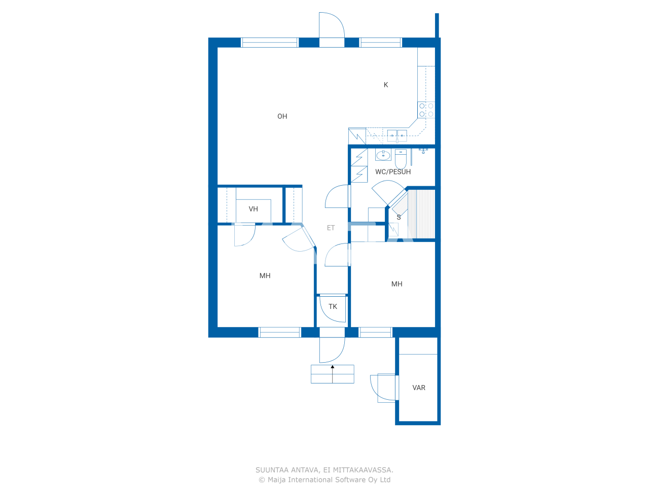 Reihenmittelhaus zum Kauf 241.000 € 3 Zimmer 73 m²<br/>Wohnfläche 1.310 m²<br/>Grundstück Hahlakatu 6 Järvenpää 04460