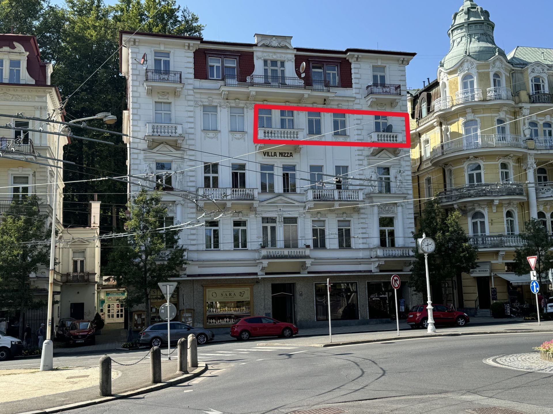 Wohnung zum Kauf provisionsfrei 182.000 € 3 Zimmer 87 m²<br/>Wohnfläche 3.<br/>Geschoss ab sofort<br/>Verfügbarkeit Hlavní tr. 161 Mariánské Lázne  35301