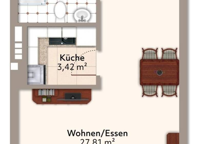 Wohnung zum Kauf 109.900 € 2 Zimmer 55 m² 2. Geschoss Bad Liebenzell 75378