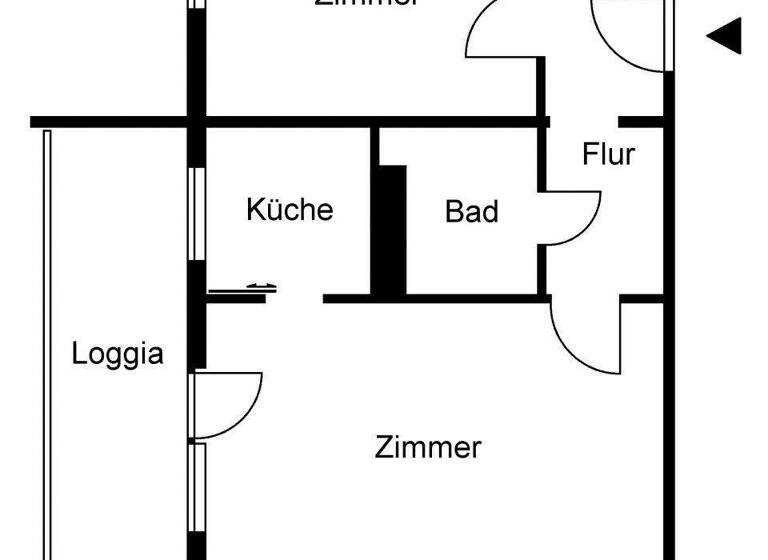 Wohnung zur Miete 393 € 2 Zimmer 53,9 m² 11. Geschoss Zehmeplatz 10 Frankfurt Frankfurt (Oder) 15230