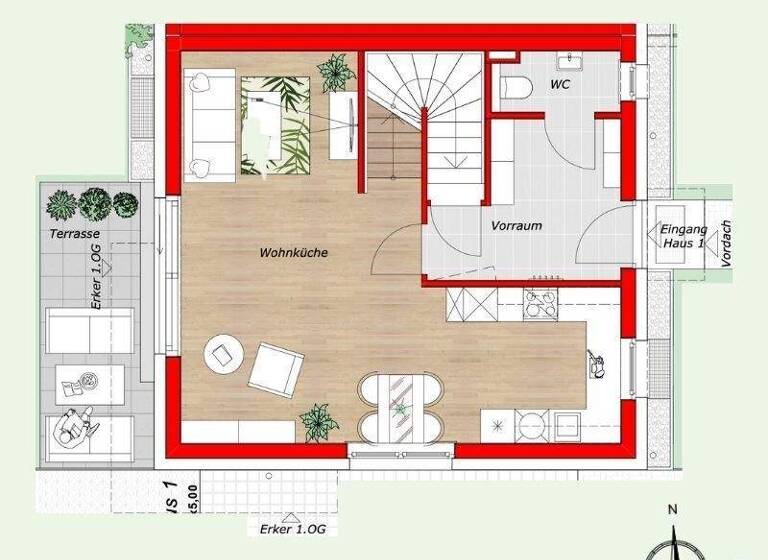 Reihenmittelhaus zum Kauf - Erstbezug 898.700 € 5 Zimmer 131 m² 166 m² Grundstück Schlachthammerstraße Wien 1220