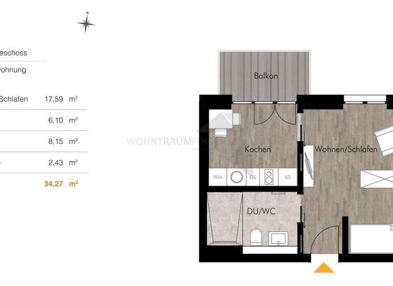Studio zur Miete - Erstbezug 496 € 1 Zimmer 34,3 m² 1. Geschoss frei ab 01.03.2026 Unritzstraße 38 Rabenstein Chemnitz 09117