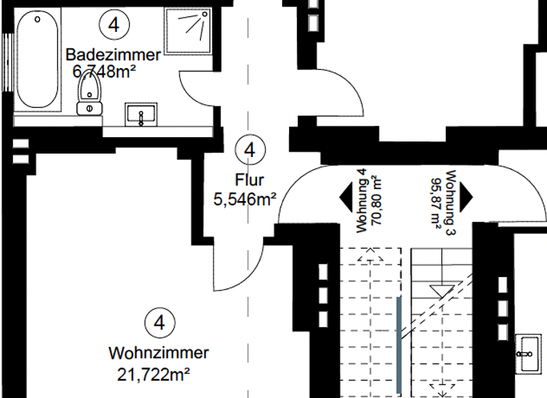 Wohnung zum Kauf 298.000 € 2 Zimmer 70,8 m² 1. Geschoss Petershagen Petershagen/Eggersdorf 15370