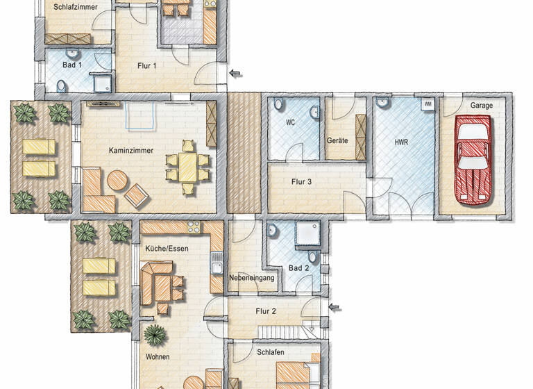 Mehrfamilienhaus zum Kauf provisionsfrei 475.000 € 7 Zimmer 211,3 m² 5.613 m² Grundstück Vreschen-Bokel Apen / Vreschen-Bokel 26689