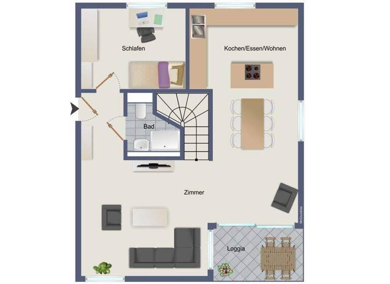 Maisonette zur Miete 1.950 € 4 Zimmer 119 m² Lehnerz Fulda 36039