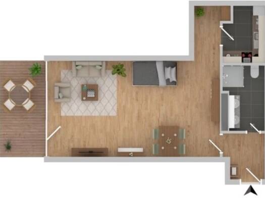 Studio zur Miete 1.325 € 1 Zimmer 53 m² Geschoss -1/3 frei ab 01.09.2026 Gottfried Böhm Ring 30 Sendling-Westpark München 81369