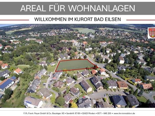 Grundstück zum Kauf 1.250.000 € 8.400 m² Grundstück Wilhelmstr. Bad Eilsen 31707