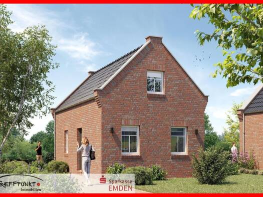 Einfamilienhaus zum Kauf - Erstbezug provisionsfrei 319.500 € 2 Zimmer 55 m² 200 m² Grundstück Conrebbersweg Emden 26721