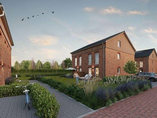 Doppelhaushälfte zum Kauf - Neubau provisionsfrei 614.900 € 5 Zimmer 133,5 m² 304 m² Grundstück frei ab sofort An den Obstwiesen 1a Henstedt-Ulzburg 24558