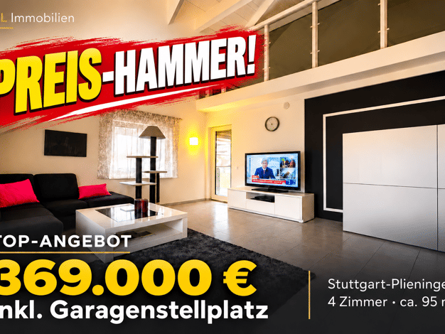 Studio zum Kauf 369.900 € 4 Zimmer 95 m² 2. Geschoss frei ab 01.12.2026 Plieningen Stuttgart 70599