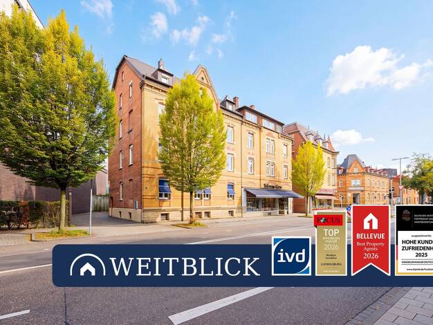 Wohnung zur Miete 980 € 3 Zimmer 89 m² 3. Geschoss frei ab 01.01.2027 West Ludwigsburg 71636