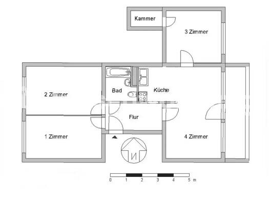 Wohnung zur Miete Tauschwohnung 560 € 4 Zimmer 79 m² Kreuzberg Berlin 10249