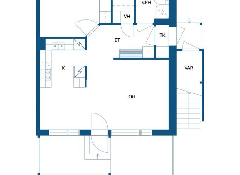 Wohnung zum Kauf 107.000 € 2 Zimmer 54 m²<br/>Wohnfläche 1.<br/>Geschoss Pahkakuja 5 Kuopio 70150