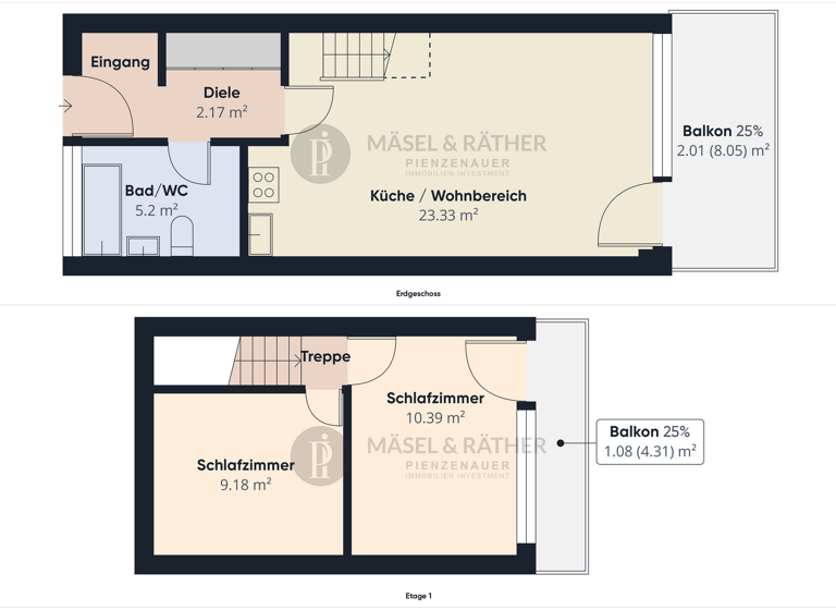 Maisonette zum Kauf 229.000 € 3 Zimmer 55 m² Vorauf Siegsdorf 83313