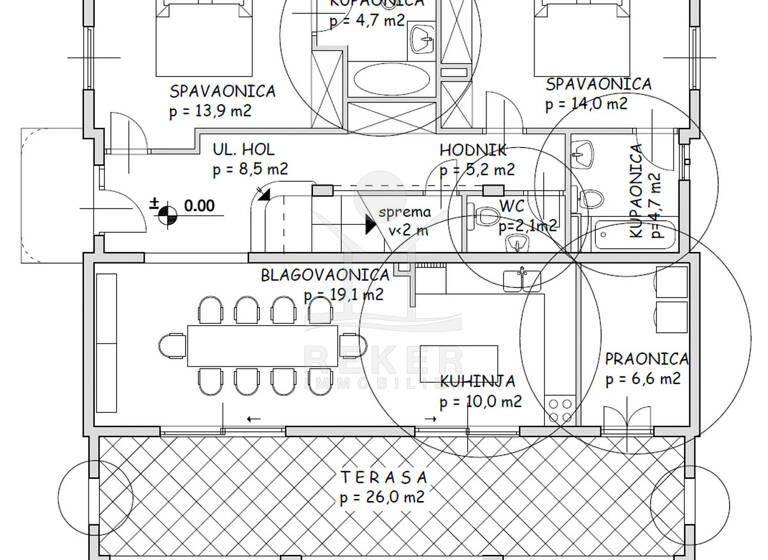 Villa zum Kauf 1.200.000 € 7 Zimmer 410 m² 450 m² Grundstück Rogoznica 22202