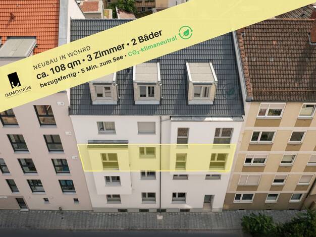 Wohnung zum Kauf 599.000 € 3 Zimmer 107,8 m² 2. Geschoss Gärten b Wöhrd Nürnberg 90489