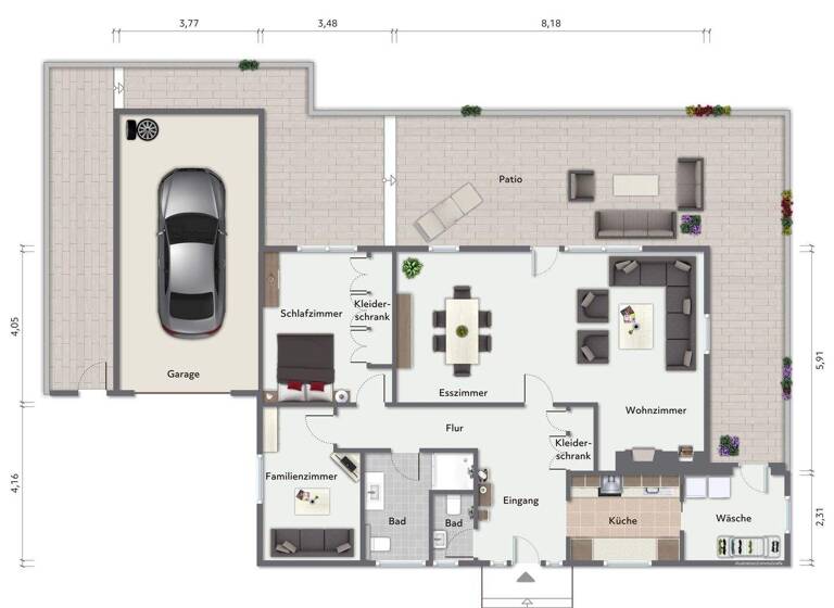 Bungalow zum Kauf 479.000 € 3 Zimmer 110 m² 1.153 m² Grundstück Wulfen Fehmarn 23769