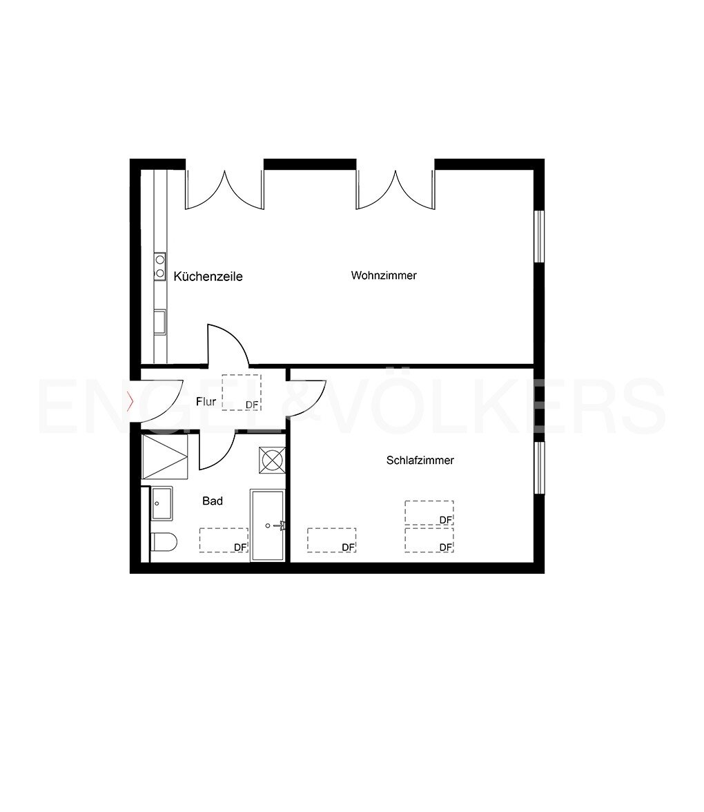 Wohnung zum Kauf 1.600.000 € 2 Zimmer 70 m²<br/>Wohnfläche 6.<br/>Geschoss Rummelsburg Berlin 10317